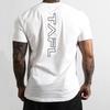 Men's T-shirt Letter Print Round Neck Short Sleeve Iron Roll Basketball Sports Fitness for Men