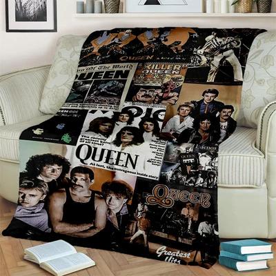 Одеяло с 3D изображением Фредди Меркьюри Queen-Rock-Band, мягкое одеяло для дома, спальни, кровати, дивана, пикника, путешествия, офиса, одеяло, детское одеяло