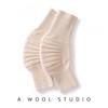 100% Wool Knee Warmers Men Women Thick Knitted Joint Support Cold Weather Cycling Running Fitness Fishing