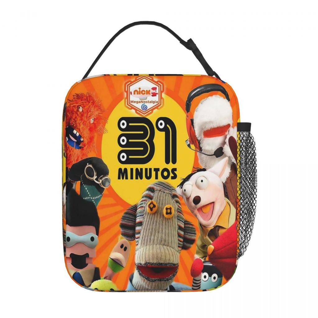 31 Minutos Chilean Comedy Insulated Lunch Bags Large Tulio Trivino Reusable Cooler Bag Tote Lunch Box Office Outdoor Bento Pouch