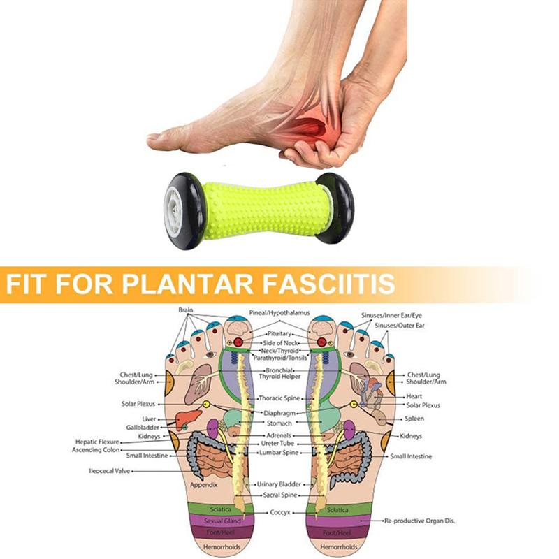 Foot Massage Roller Muscle Roller Stick for Arm Leg Back Fascia Feet Exercise Roller Massager Stress Relief Muscle Relaxation