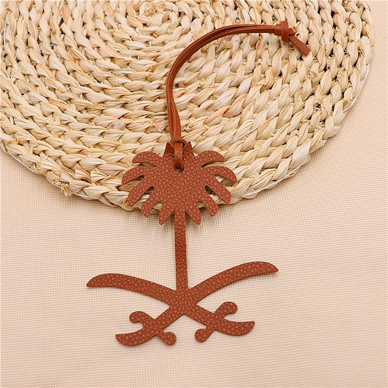 Натуральная кожа Саудовская карта финиковая пальма брелок женский рюкзак кулон женская сумка брелок