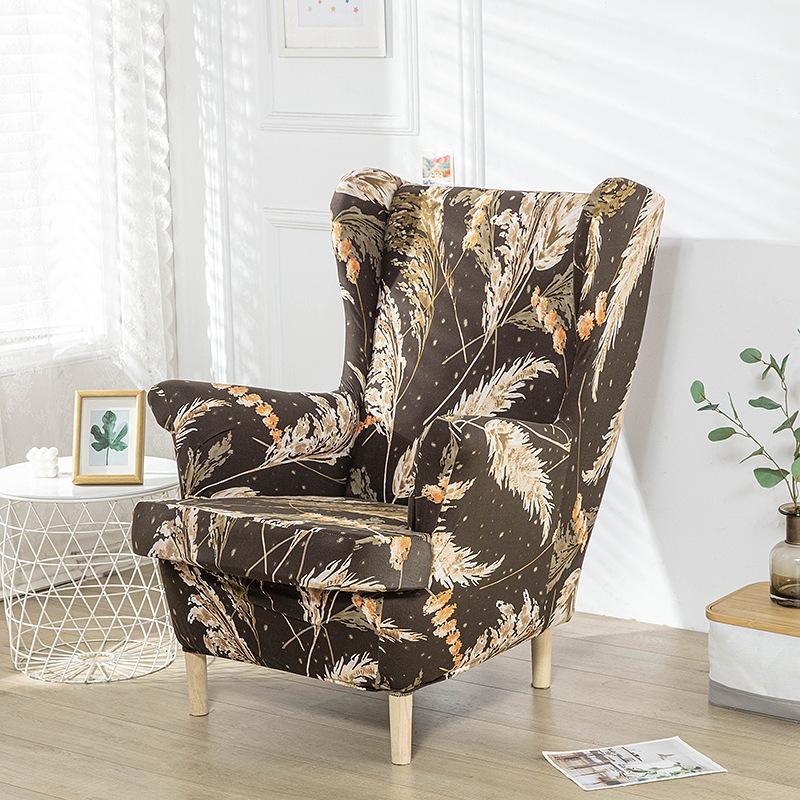 Принтованный эластичный чехол на табурет с тигром, чехол на стул, чехол на диван, все включено, чехол на диван с одним крылом, американский скамон