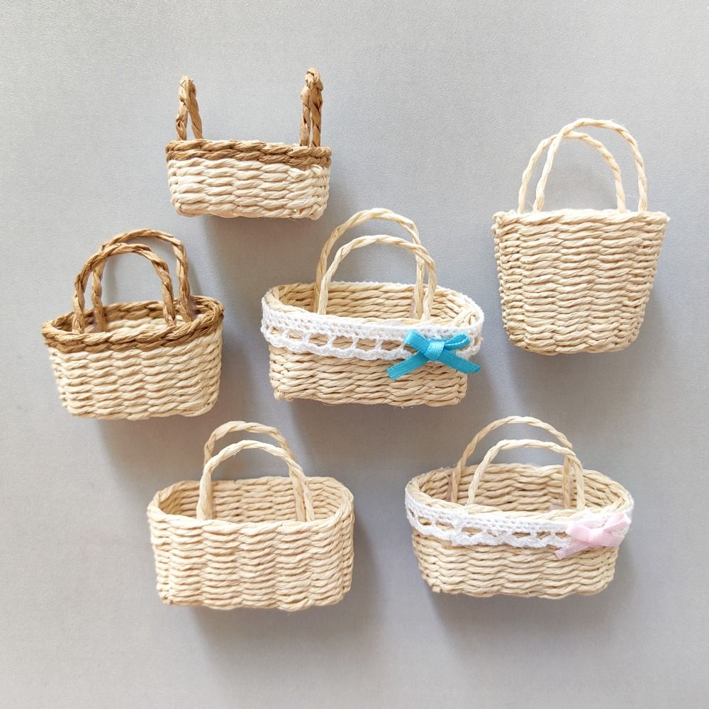 Mini Miniature Dollhouse Basket Fashion Children's Day Decoration  For BJD Dolls/for Ob11 Dolls