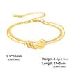 Cazador Pregnant Mom Kid Children Charm Bracelets for Women Stainless Steel Double Chains Bracelet Mother's Day Gift Jewelry