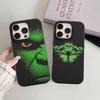 Супергерой Х-Халк Для Телефона 17 16 15 14 13 12 11 Pro Max Plus Pro Air Чехол для Телефона Задняя Крышка с Гофрированной Полоской