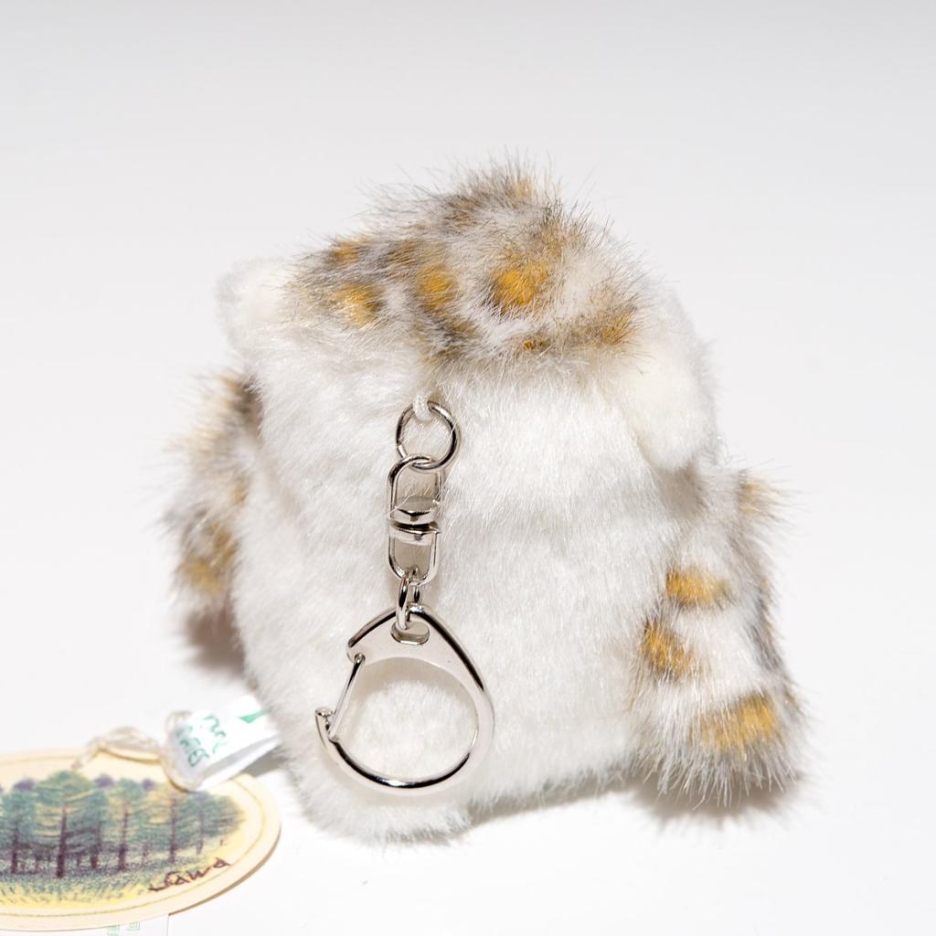 Takenoko Petit Forest Friends брелок сова белая плюшевая игрушка 68122