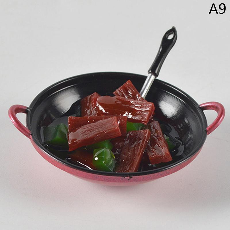 Кукольный домик миниатюрные аксессуары «сделай сам» кастрюля для приготовления пищи с моделью кухонной утвари