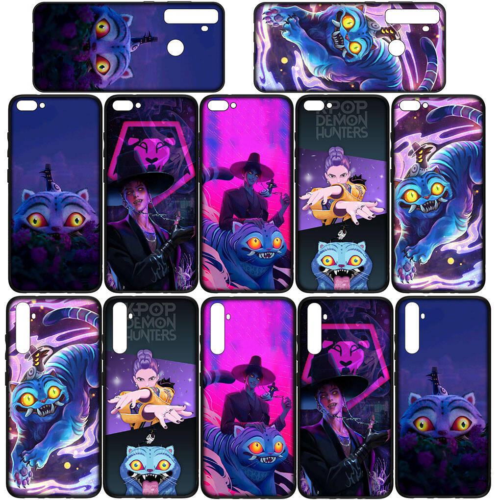 Phone Case for iPhone 17 16 15 Plus X Huawei P30 P20 Lite Redmi Note 14 12 11 13 Pro Max OPPO A60 A80 A40 A18 KPop Jinu Demon Rumi Tiger Hunters Cover