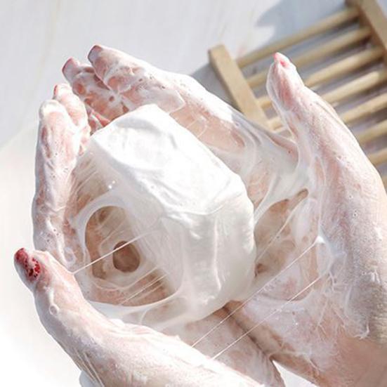 100 г мыло для ухода за лицом, натуральное многофункциональное мыло для удаления грязи с протеином шелка, восстановление кожи для девочек