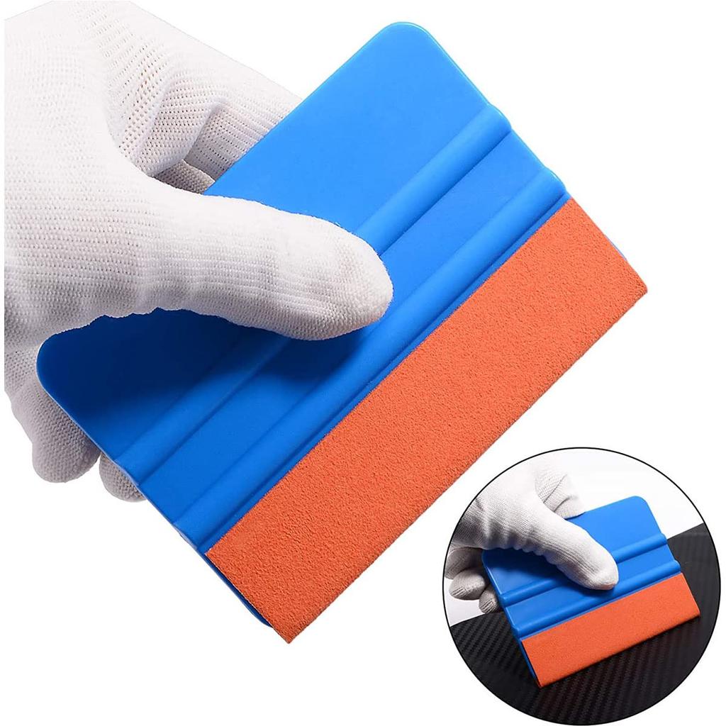 Samcos Carbon Sheet Car Film Pasting Auxiliary Tool No Bubble No Scratch Pasting Tool Kit Versatile 5 Piece Set
