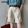 Work Shorts Women's Summer High Waist Loose Straight Wide Leg Casual Pants