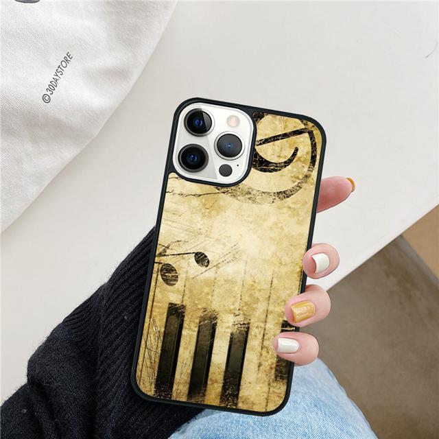 Клавиши пианино Чехол для телефона с клавишами пианино Для iPhone 17 Air 15 16 14 13 12 Pro Max 11 Pro Max Plus Чехол-ракушка