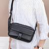 Single-shoulder Bag Men's Genuine Leather Trendy Casual Business Commuting Crossbody Bag Fashionable Men's Crossbody Bag