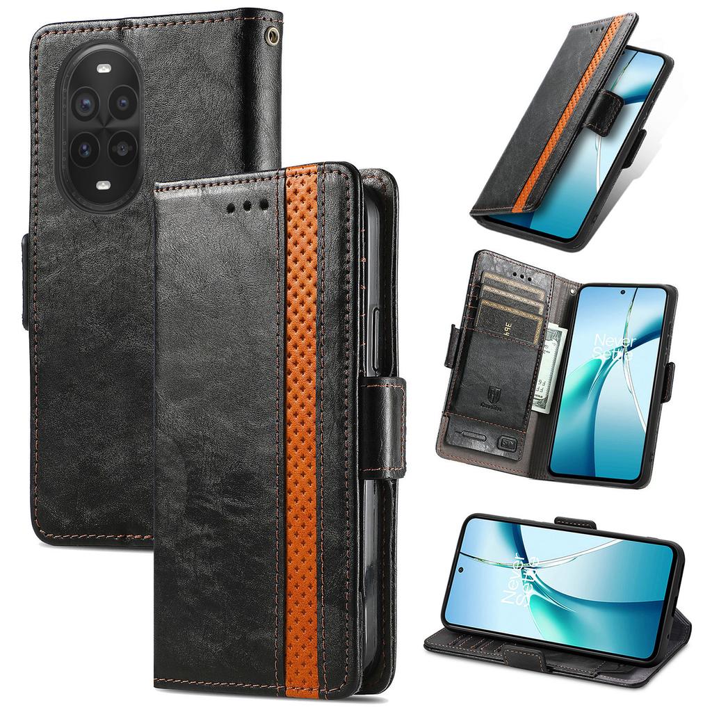 For Huawei Nova 13 Pro 5G Phone Cases CASENEO PU Leather Cover Stand with RFID Blocking Wallet