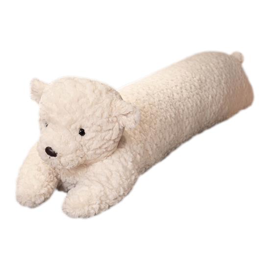 Длинная подушка Длинная форма тела Дизайн кролика и медведя Плюшевая подушка для тела Мягкая ткань из овечьей шерсти Поддержка Подушка для сна Домашний декор