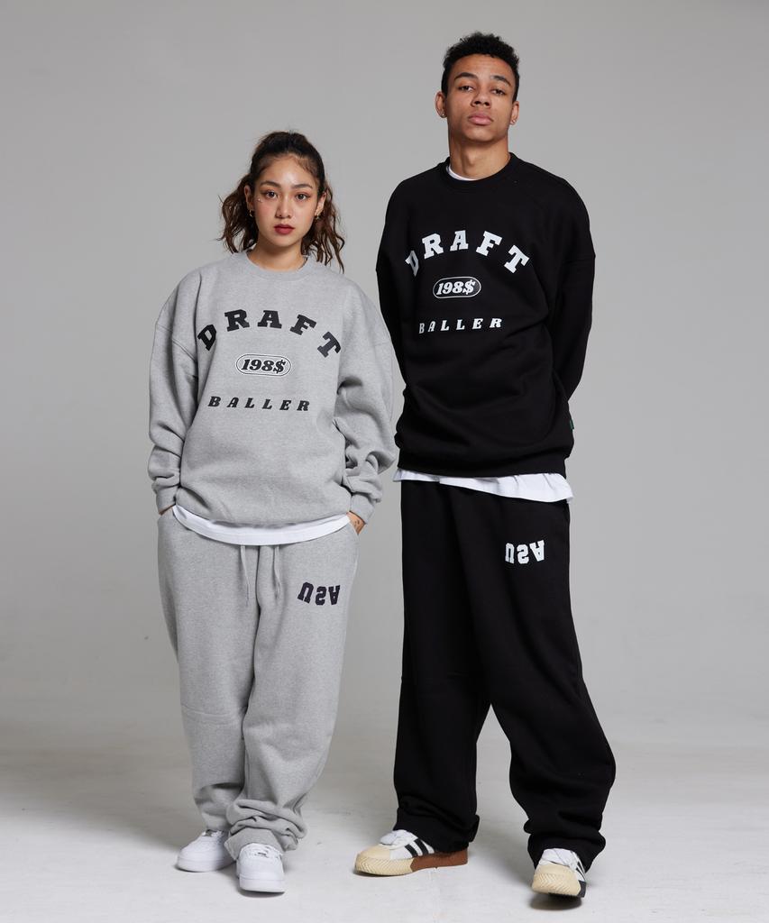 CREAM SODA LAB $198 Худи оверсайз с принтом Arc Baller Серый