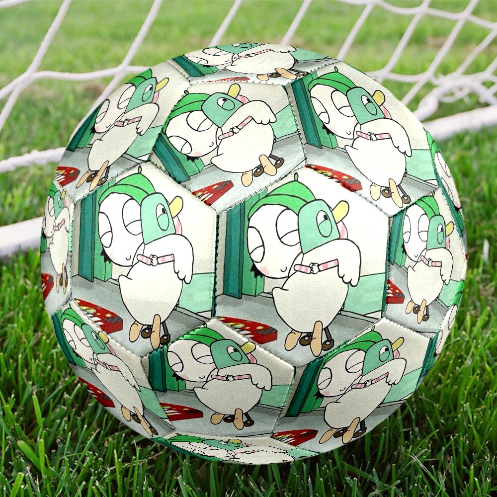 Sarah & Duck Theme Size 5 Soccer Ball, Suitable for Both Indoor and Outdoor Matches, a Gift Suitable for Everyone.