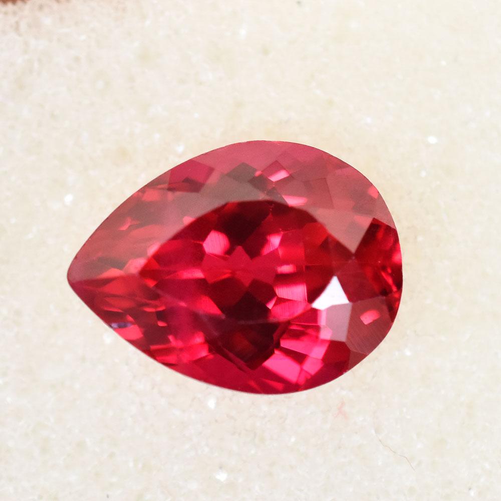 RARE Natural Red Ruby 6 Ct Pear Shape Loose Gemstone For Wedding