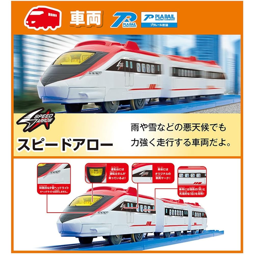 Takara Tomy Plarail Best Selection Набор поездов Игрушка для детей от 3 лет с соединяемыми рельсами