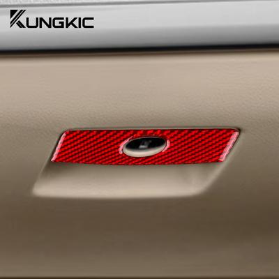 Настоящая мягкая карбоновая наклейка для Subaru Legacy Outback 2015 2016 2017 2018 2019 LHD RHD Аксессуары для ящика для хранения второго пилота автомобиля