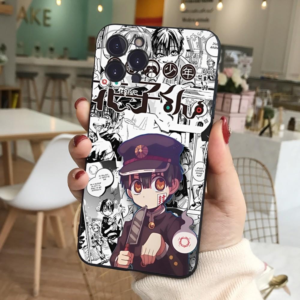 Туалетный Ханнако-кун Чехол для телефона Силиконовый Мягкий для iphone 16 15 14 13 12 11 Pro Mini XS MAX Plus X Чехол