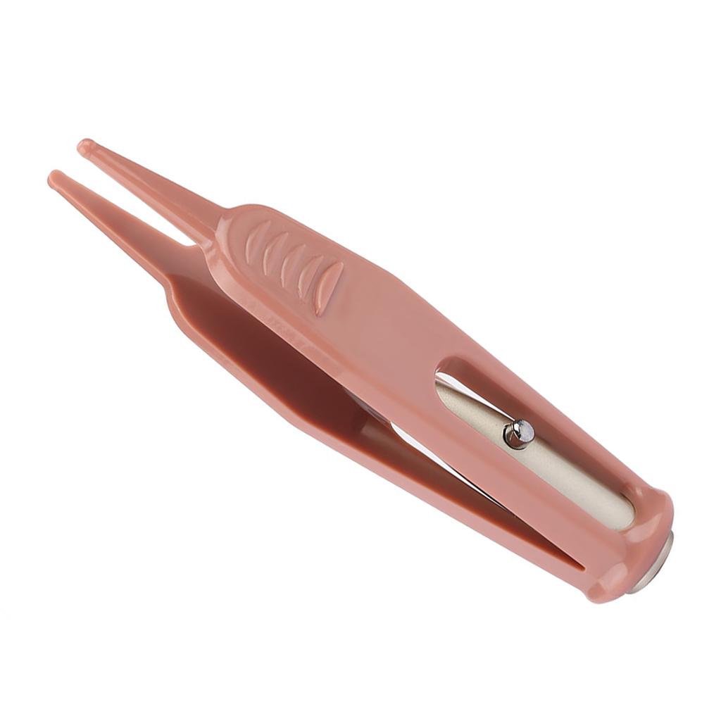 Детский пинцет для чистки ушей, носа, пупка, очиститель для удаления пластиковых светодиодных щипцов для ухода за телом
