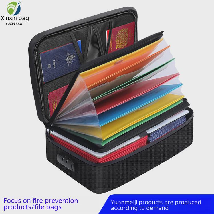Waterproof Fireproof Foldable Document Storage Bag