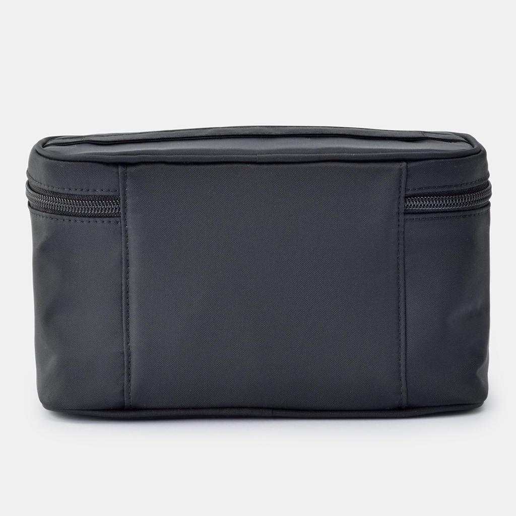 MUJI Сумка-кошелек из переработанного нейлона с ручкой x x 76037682, Черный, Прибл.. 20,5 10,5 12,5 см,