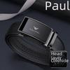 King Paul Men's Genuine Leather Automatic Buckle Business Belt