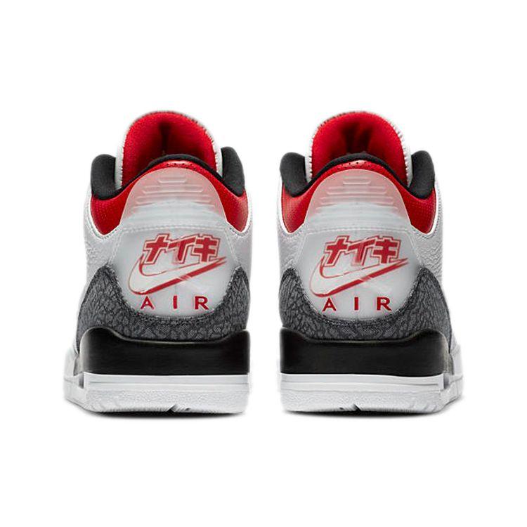 Air Jordan 3 SE-T Fire Red Japan Exclusive Men кроссовки White Black CZ6433-100