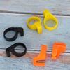 12PCS Plastic Thimble Thread Cutter Ring Sharp cutter Finger Ring cutter  Hand Sewing