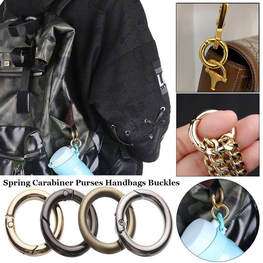 Camping Carabiner Carabiner Purses Handbags Snap Clasp Clip Spring O-Ring Buckles Bag Belt Buckle