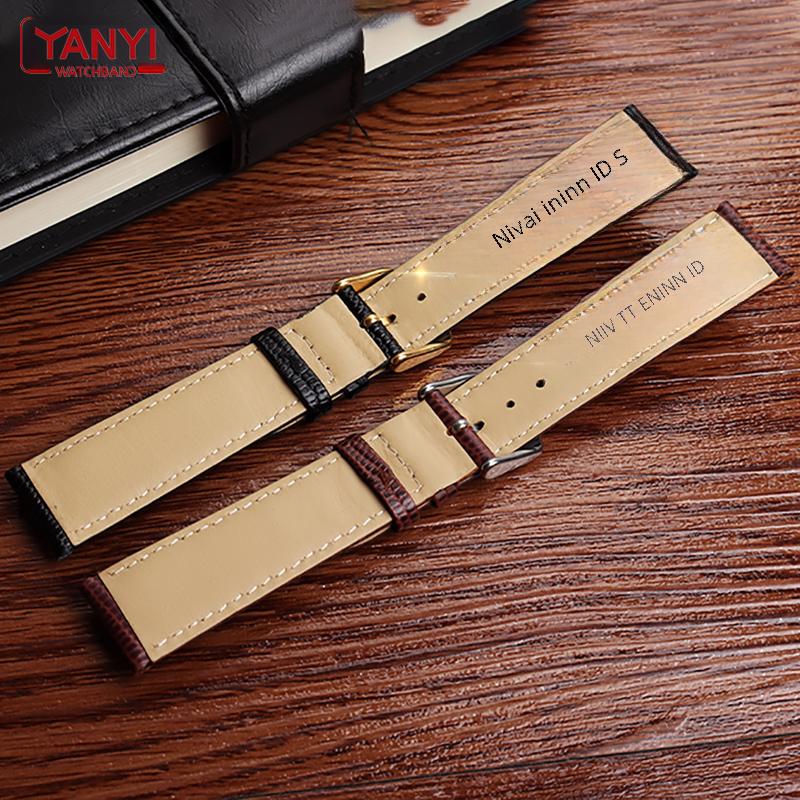 Ремешок для часов из натуральной кожи с узором ящерицы, 15 мм, 20 мм, 21 мм, браслет для часов movado, ремешок в виде чайки, простой стильный ремешок для наручных часов