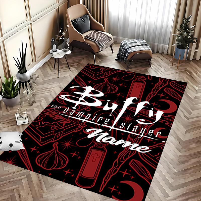 Custom personalization Buffy the Vampire Slayer Area Rug - Perfect For Kitchen, Bathroom,Laundry Room Decor Large Size Available,Gift All Seasons