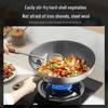 Midea 30cm Titanium Stainless Steel 0-Coating Non-stick Wok