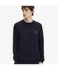 Fred Perry [Baseline] Классический джемпер с круглым вырезом из мериносовой шерсти - Темно-синий Afpm2439601-795