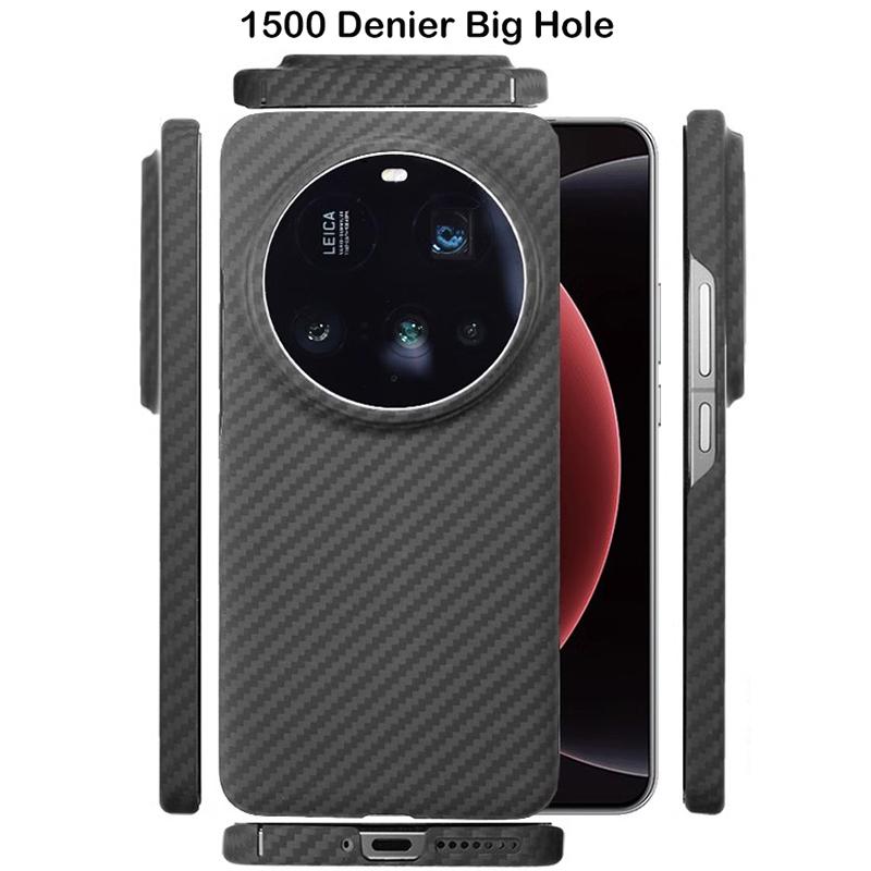 iColors Carbon Fiber Case for Xiaomi 15 Ultra Aramid Fiber Ultra-thin Cover Slim Lightweight 15 Ultra Phone Case Durable Sturdy