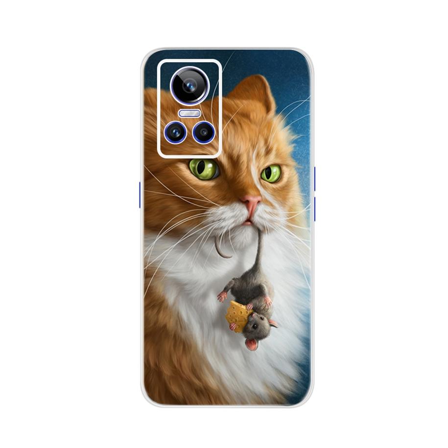 For Realme GT Neo3 Case Cover For Realme GT Neo 3 150W Bumper Soft Lovely Cat Wolf Silicone Phone Funda For Realme GT Neo3 Coque