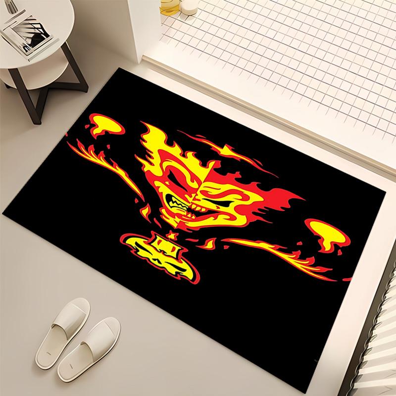 1pc Insane Clown Posse Print Area Rug - Soft, Washable Non-Slip Indoor Mat, Living Room, Home Office Decorative Rug,Office Decorative