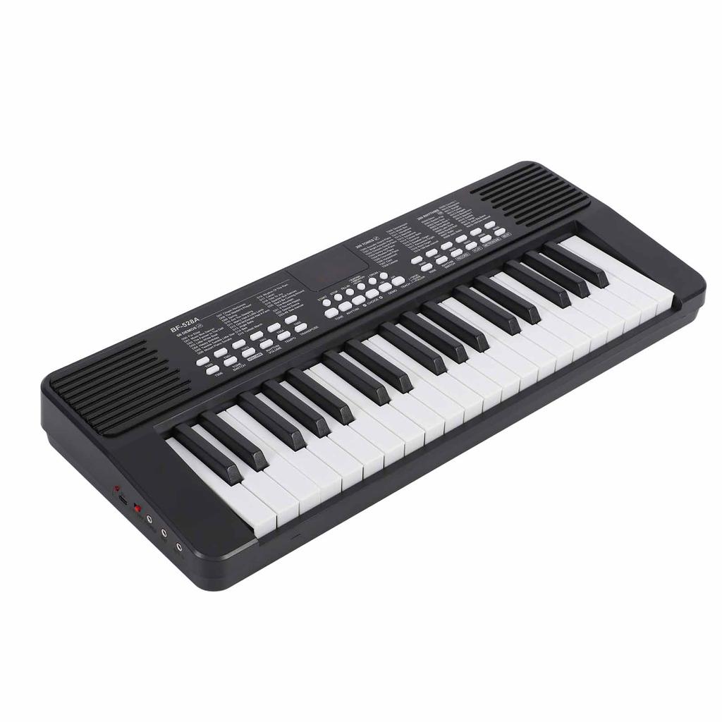 37-клавишная портативная электронная клавиатура, перезаряжаемое пианино с разъемом для наушников, образовательный инструмент