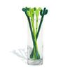6Pcs Stirring Rods Reusable Cactus Shape Plastic Drink Stirrers Wedding Birthday Cocktail Party Supplies for Dining Room