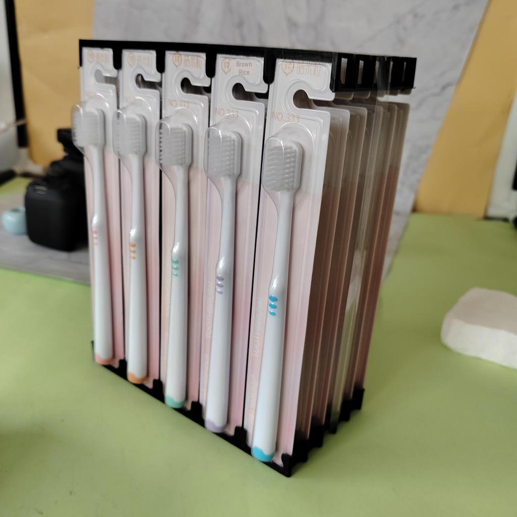 Зубная щетка премиум-класса с мягкой щетиной, маленькой головкой и нескользящей ручкой, в индивидуальной упаковке для ежедневного использования