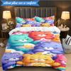 Love Bears Cozy Night 3pcs K-pop music group Bedding set,Ideal for Bedroom, Dormitory,Including Duvet Cover And 2pcs Pillowcases,Fan gifts