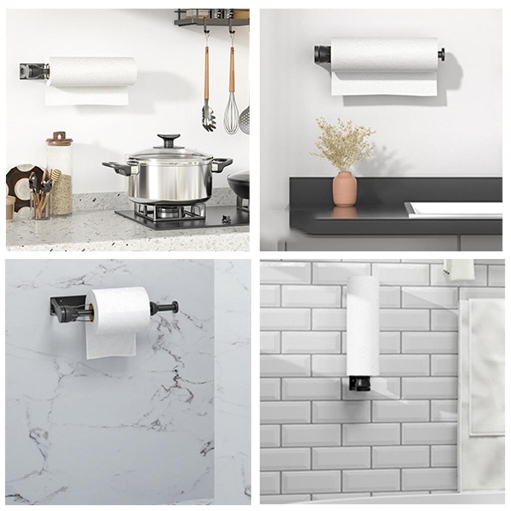 Uprgades Paper Towel Dispenser Functional Paper Towel Stand Paper Towel Organize Steel Suitable for Various Locations