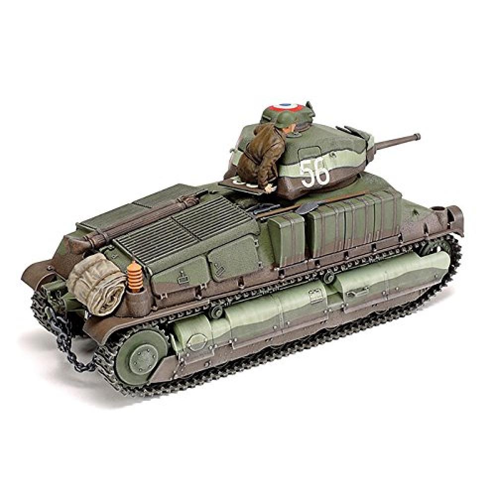 Tamiya 135 Военная миниатюра Серия №344 Французский армейский средний танк SOMUA S35 Пластиковая модель 35344