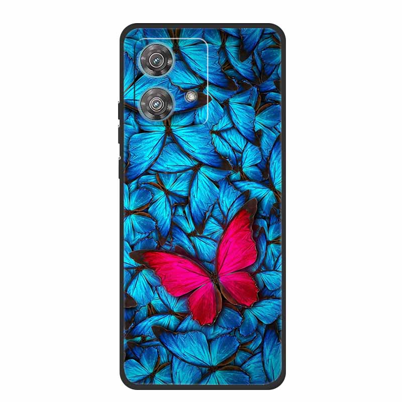 Чехол для Motorola Edge 40 Neo Животные ТПУ Мягкий Силиконовый Чехол для Телефона для Moto Edge 40 Neo 5G Edge40 Neo Ударопрочный Волк Fundas