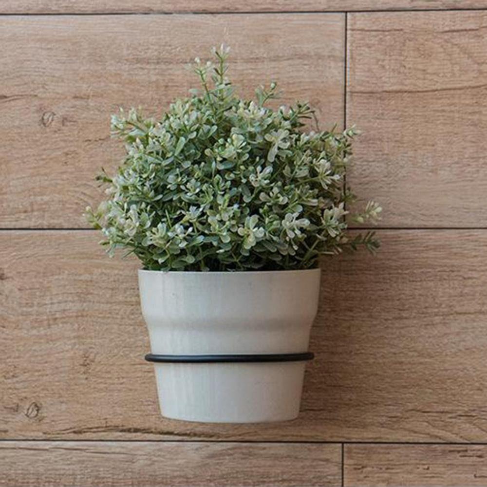 Metal Planter Pot Stand Wall Mounting Planters Rack Durable Flower Pot Holder Ring Office