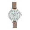 Fragola Sweatproof Soft Color Watch H01222S-1 COCOA/BL Women's Brown