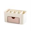 Makeup Organizer Storage Box with Drawer Cotton Swab Stick Storage Case Lipstick Organizer Brush Holder Makeup Acrylic Plastic